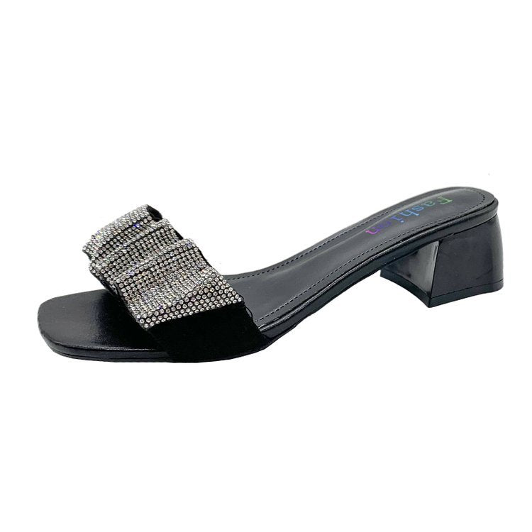 Sequins one word sandals wholesale