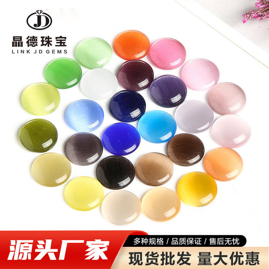 opal round flat bottom ring surface