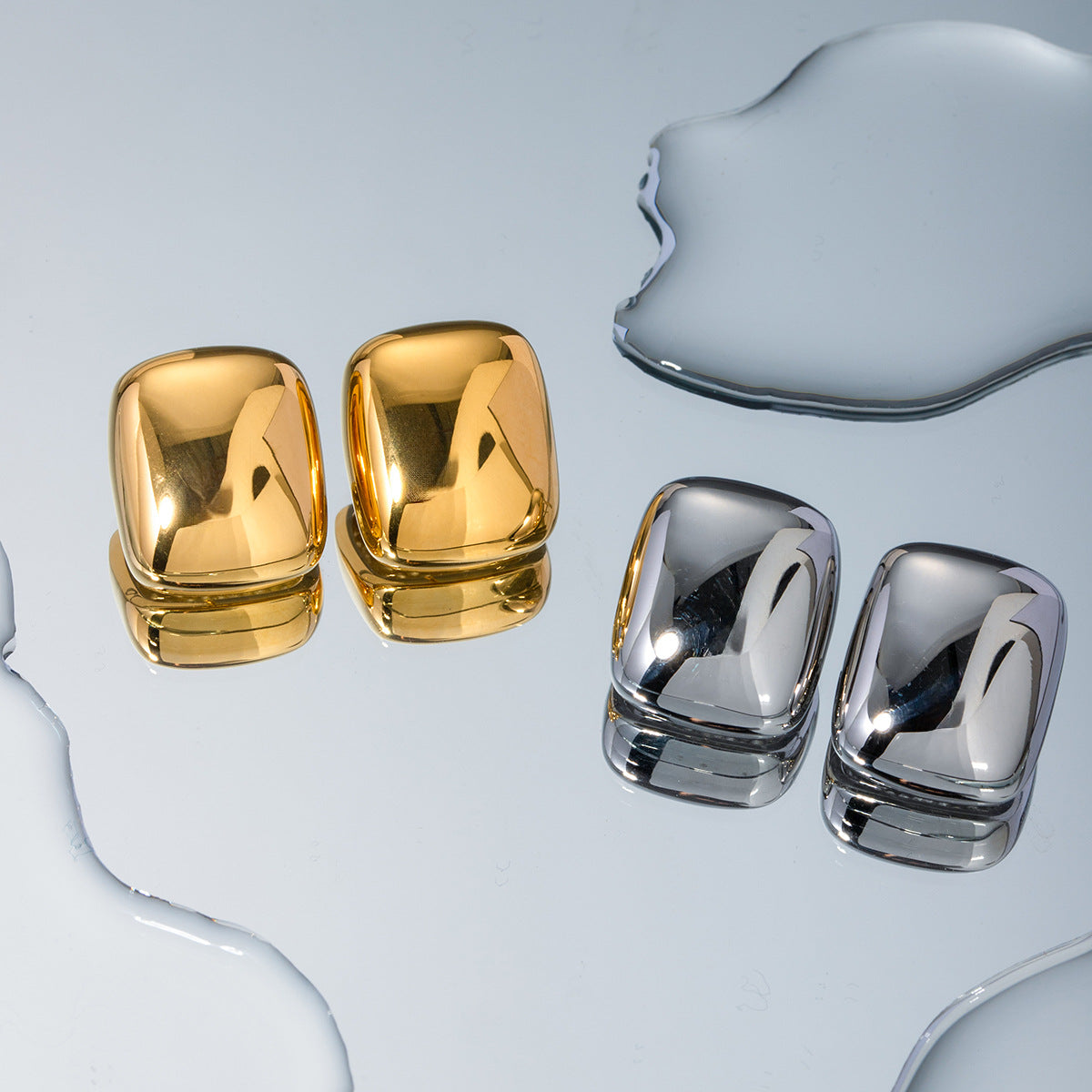 Chubby Square Earrings