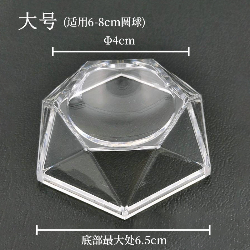 bracelet solid wood display plate hand circumference tray square