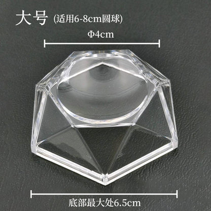 bracelet solid wood display plate hand circumference tray square