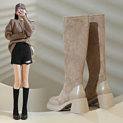 Waterproof table high boots