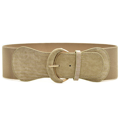 Elastic elastic wide waist seal personality