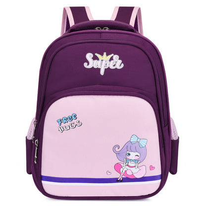 Backpack weight-reducing and spine-protecting backpack