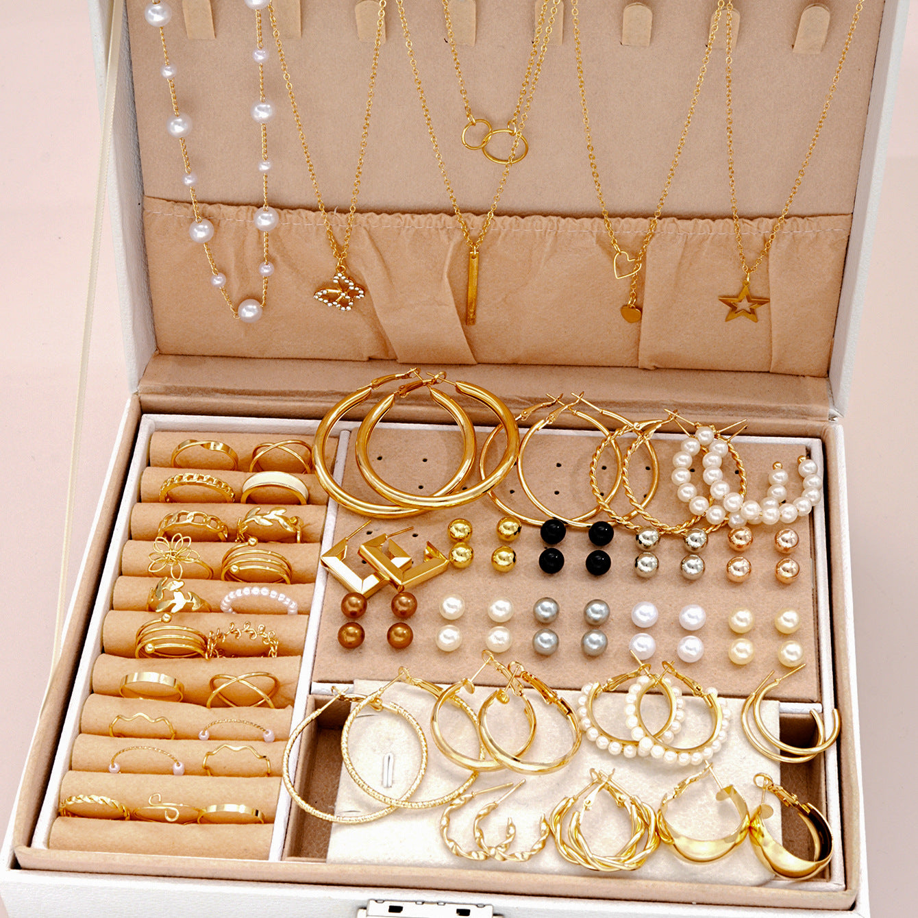 SHEIN Imitation Pearl Alloy Jewelry Set (without box)