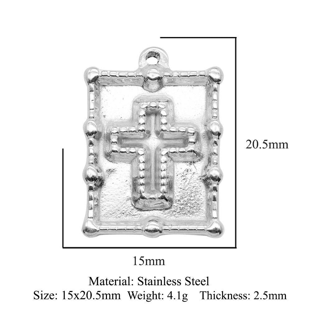 3pcs/pack Stainless steel geometric love sun pendant