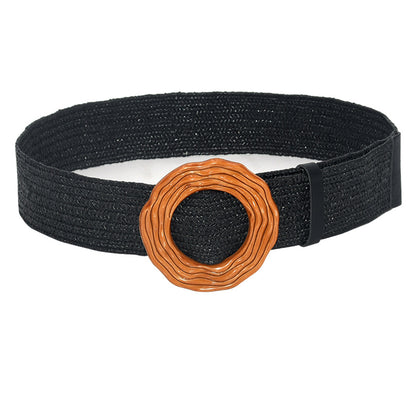 Bohemian Plastic Buckle Decorative Dress Belt