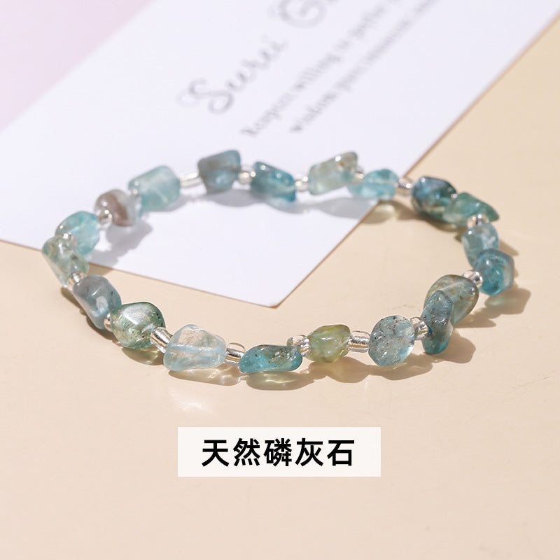 Pulsera de grava de cristal