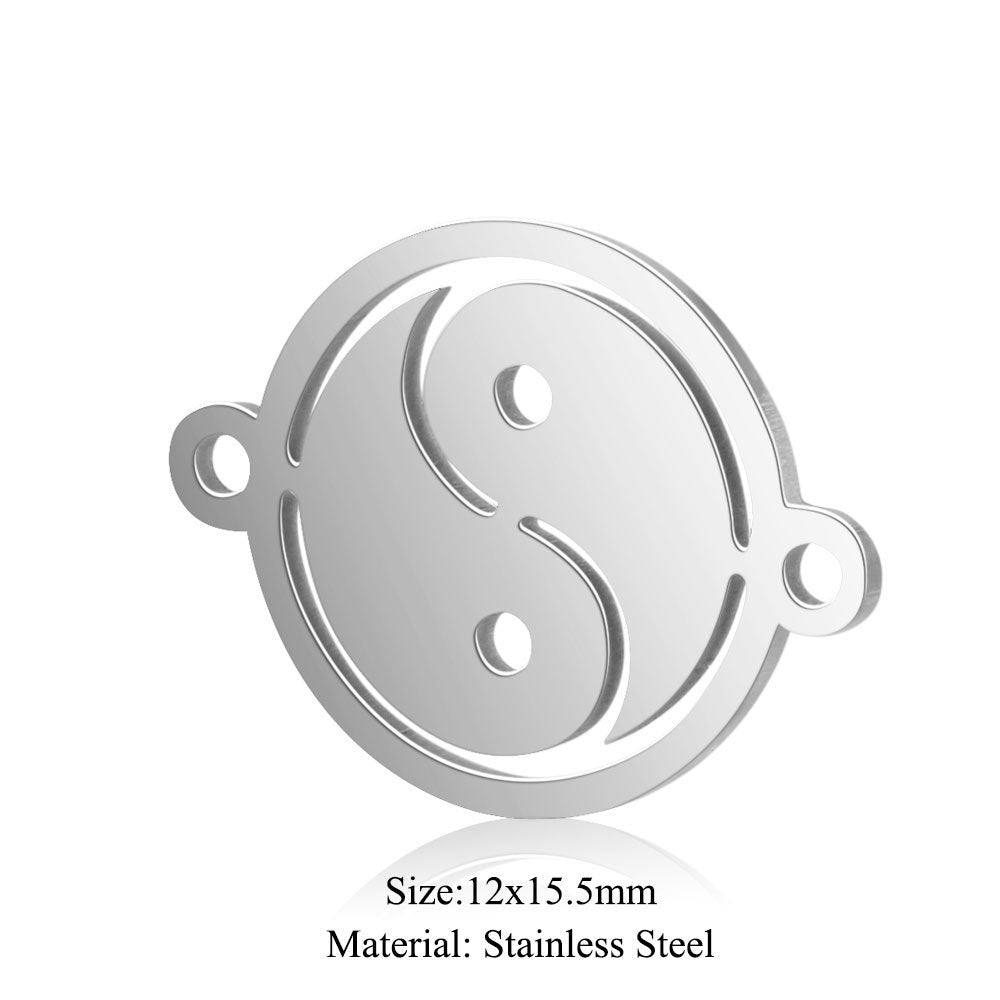 5 pcs/titanium steel jewelry connecting accessories