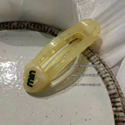 Large Heart Letter Duckbill Clip