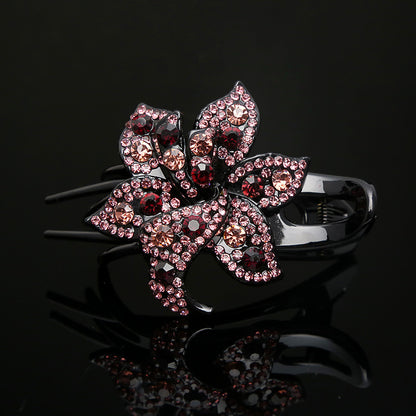 Rhinestone large grab Korean hair reel