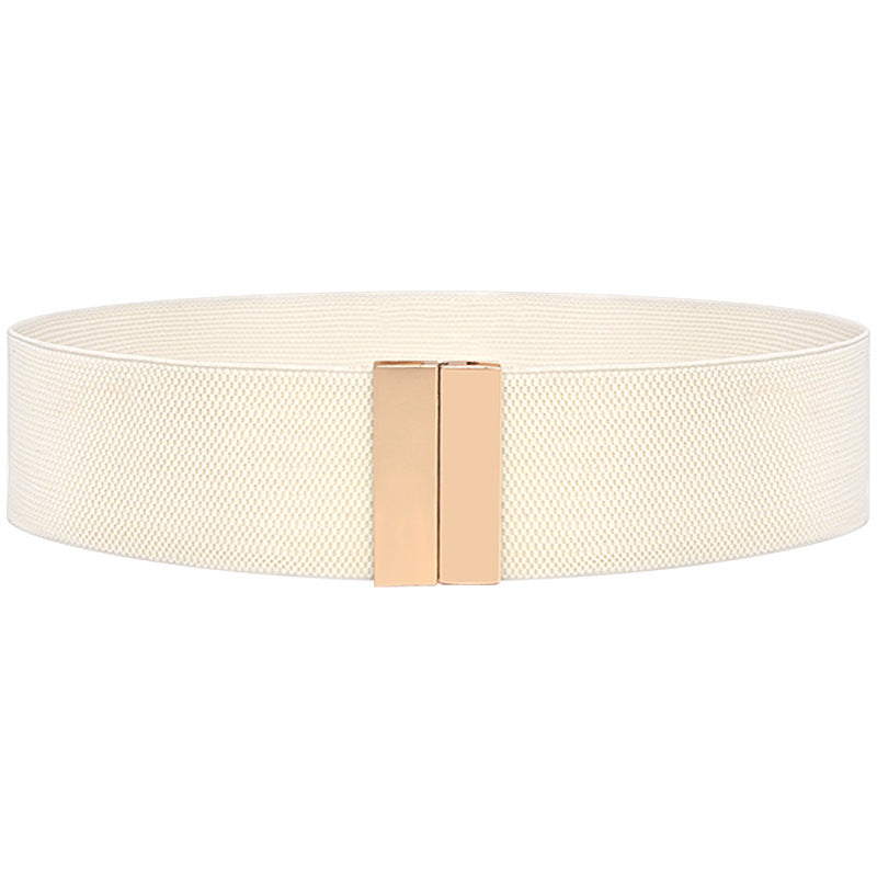 Elastic Simple Ladies Wide Belt