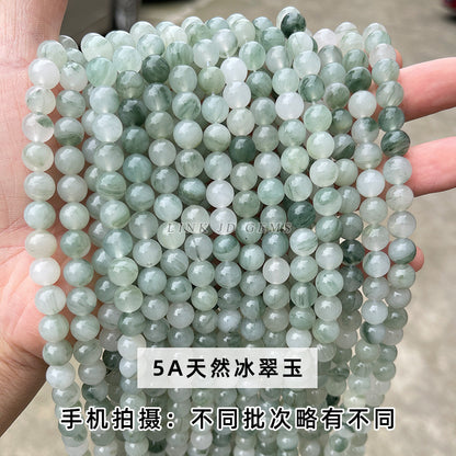 5A Natural Tianshan Jade Loose Beads