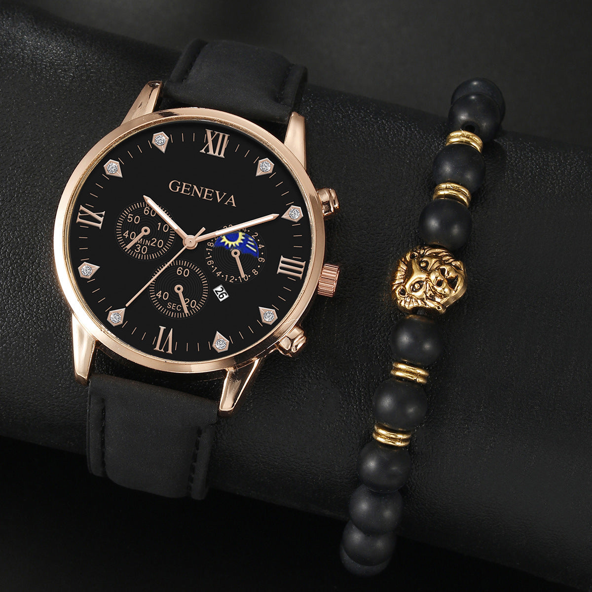 Versatile quartz watch set men