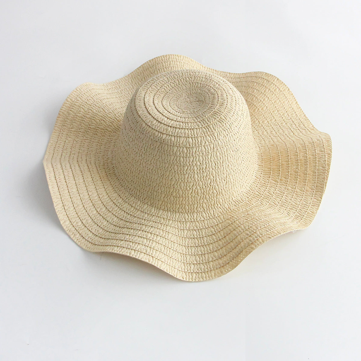 Bulk DIY Flat-Brim Straw Hat Summer