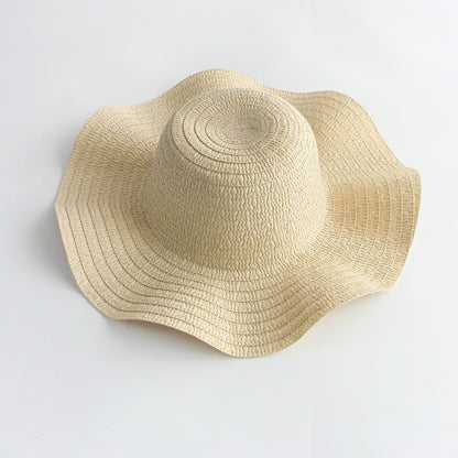 Bulk DIY Flat-Brim Straw Hat Summer