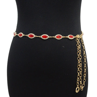 Halloween Decorative Crystal Waist Chain