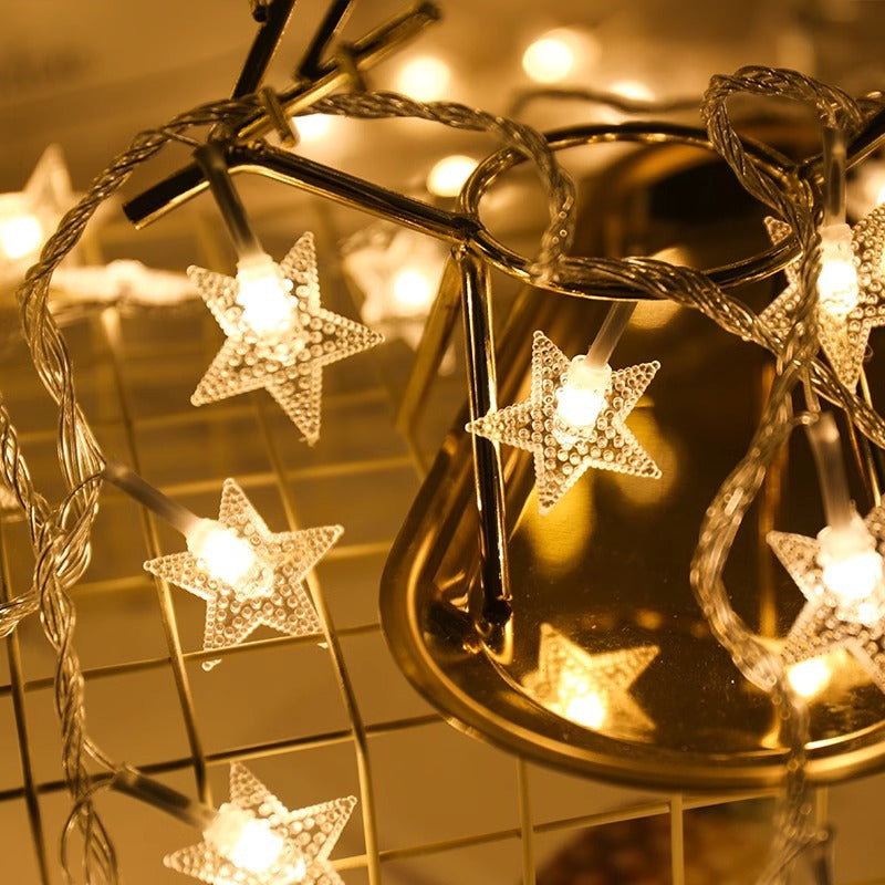 Star lights small colored lights atmosphere lights outdoor camping props