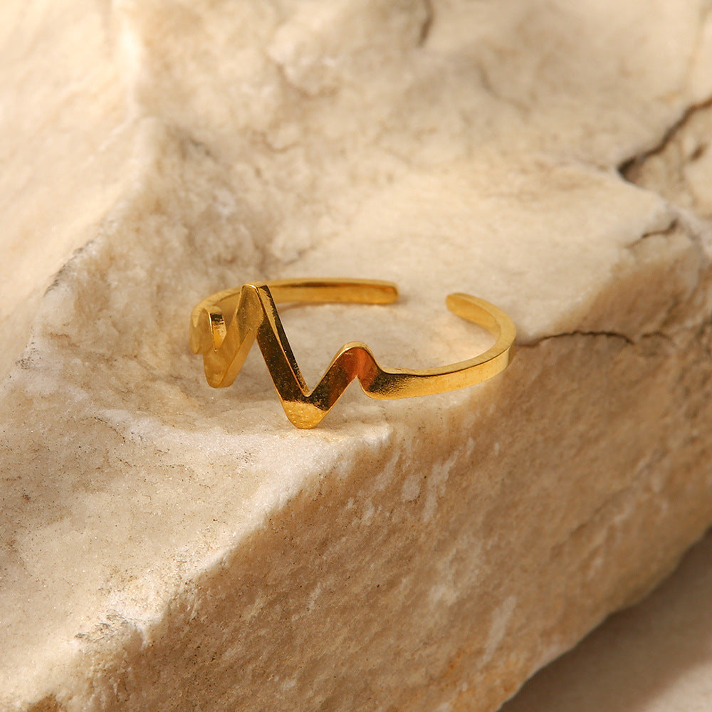 Open heart ring