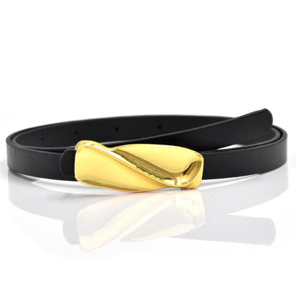 Thin belt women's student leisure