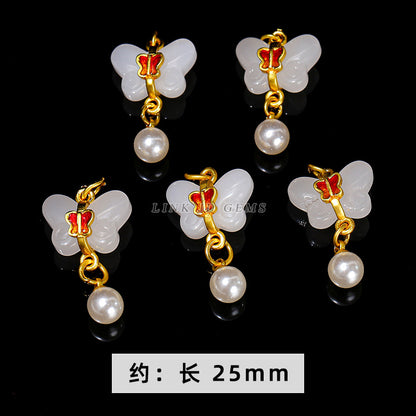 Ancient sand gold dripping copper accessories