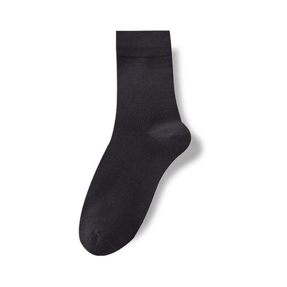 All-Season Cotton Double-Stitch Men's Mid-Calf Socks