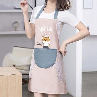 Apron home kitchen waterproof greaseproof