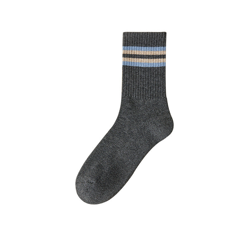 Thickened Fleece-Lined Winter Warm Men's Terry Socks Set