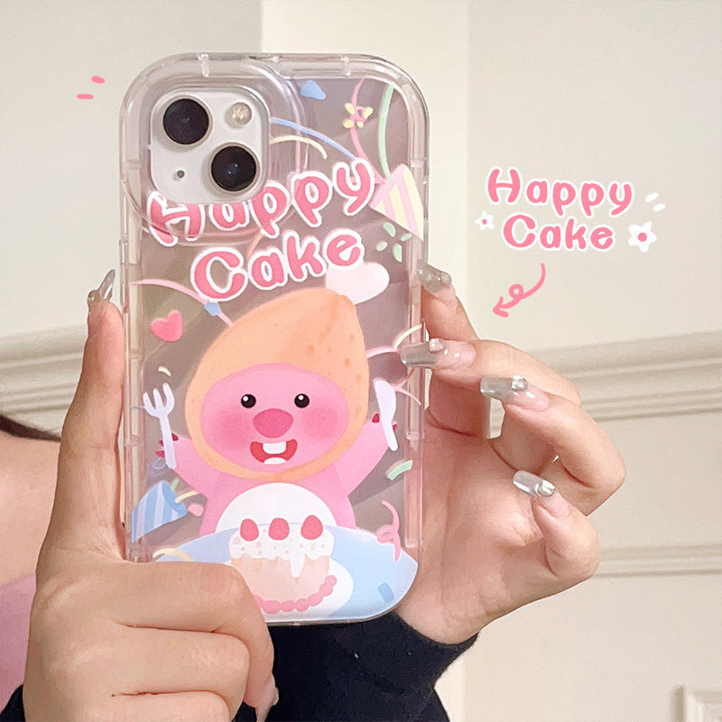 Apple 15 Pro Wave Coconut Tree iPhone 11/13 Cute Beaver Cake
