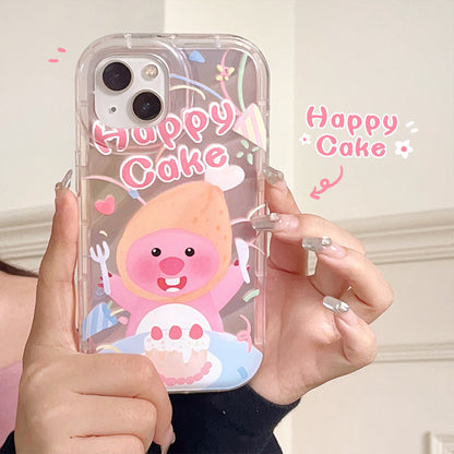 Apple 15 Pro Wave Coconut Tree iPhone 11/13 Cute Beaver Cake