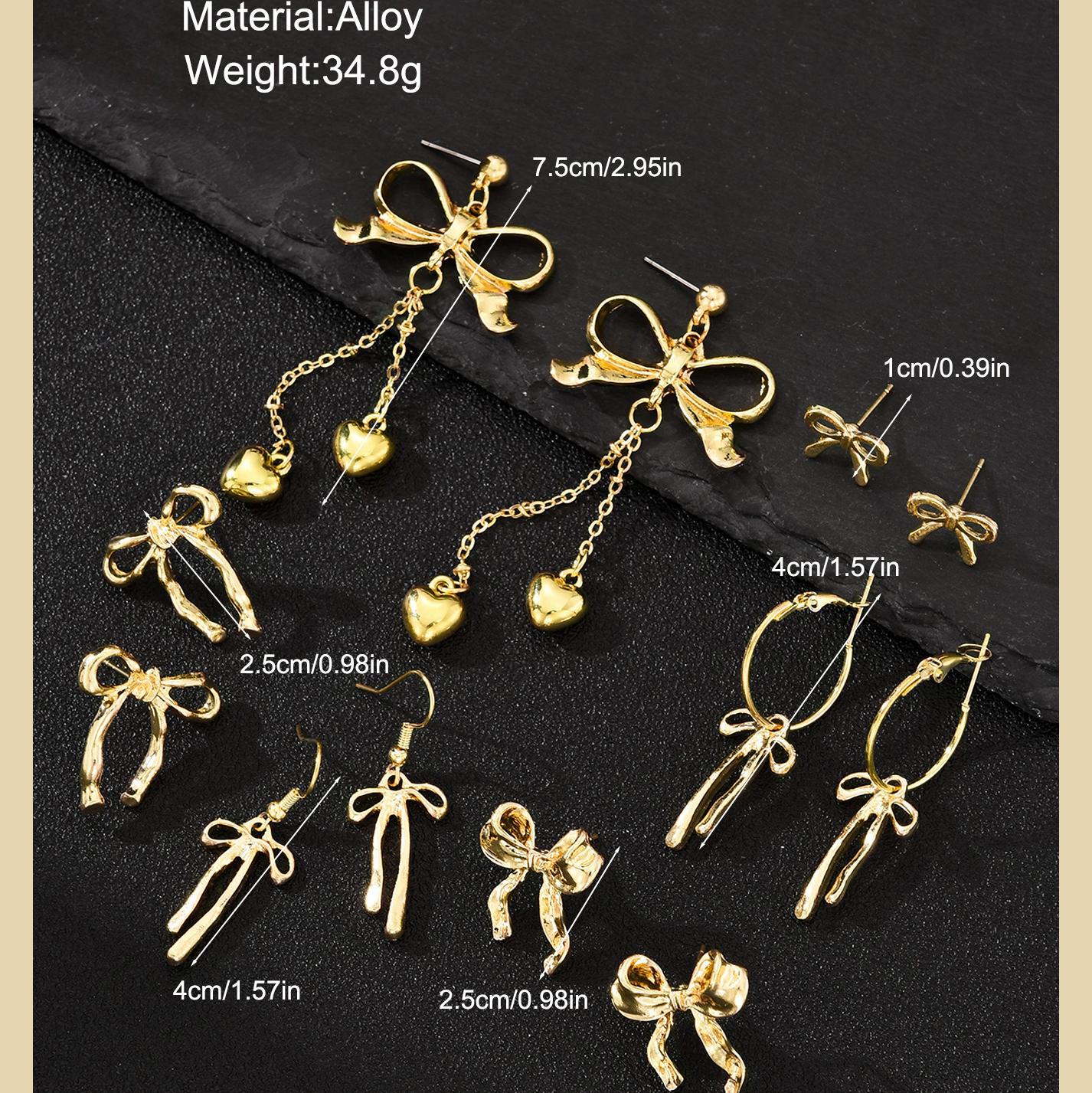 Geometric Bow Earrings