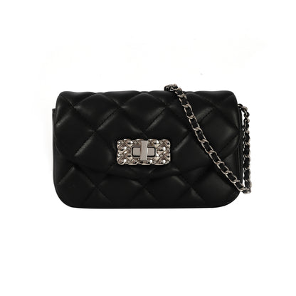 Chanel style women's bag diamond chain small square bag