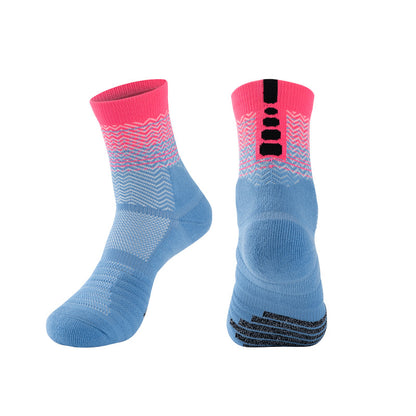 Elite Basketball Socks Men Mid-Length Thick