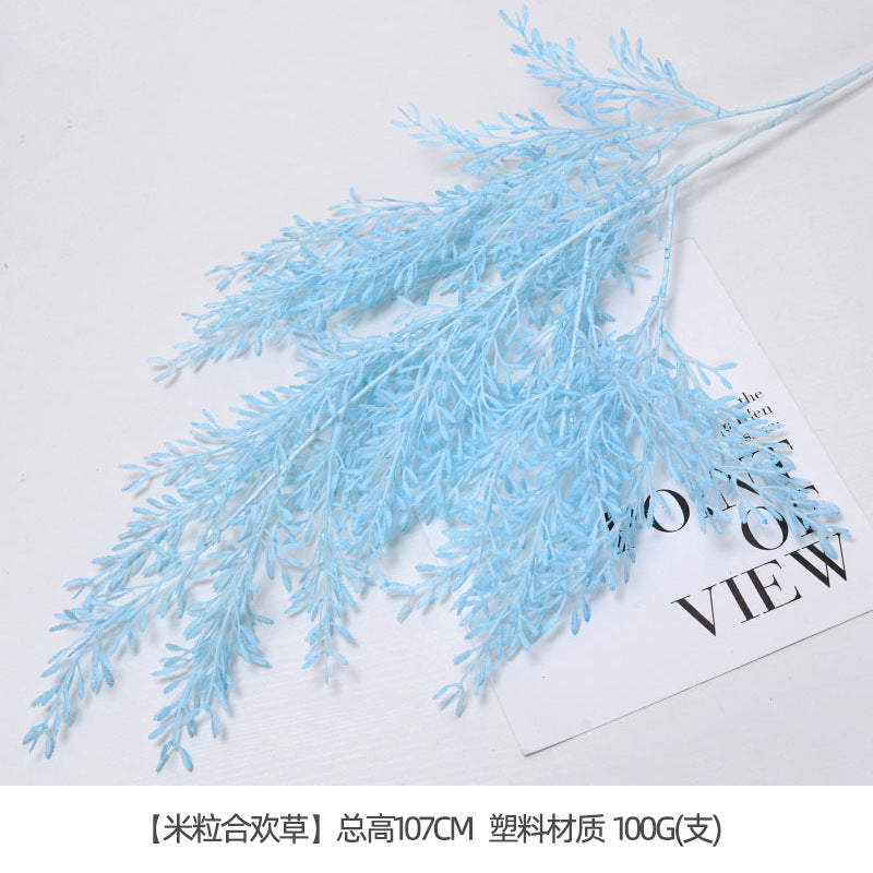 Artificial flowers blue series flowers plastic flowers wholesale