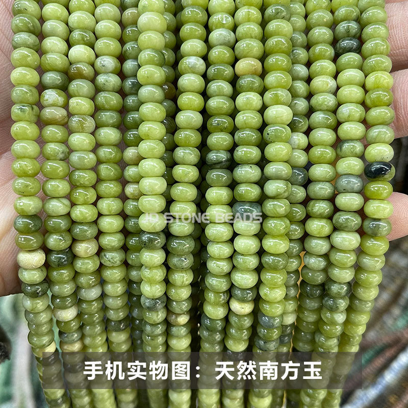 6 * 4Mm natural stone crystal abacus beads loose beads