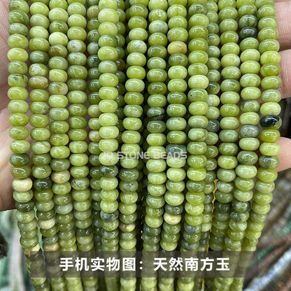 6 * 4Mm natural stone crystal abacus beads loose beads