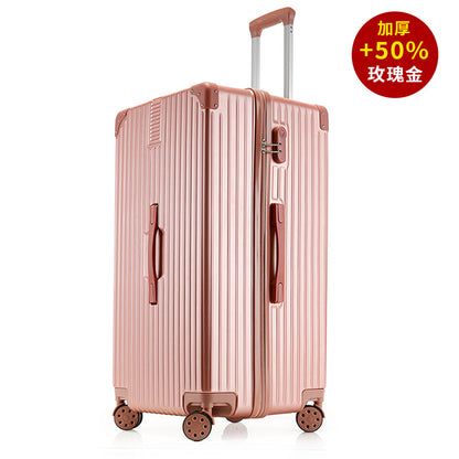 Oversized retro suitcase