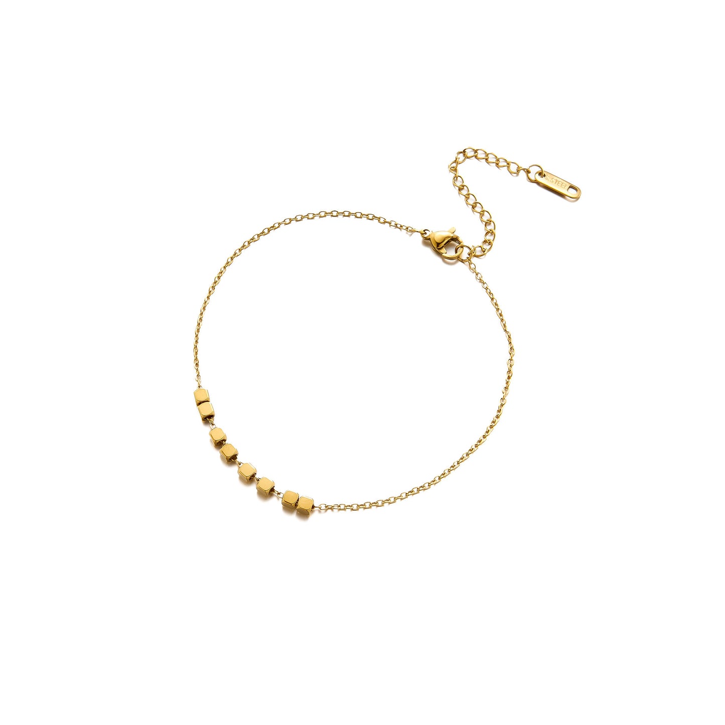 Titanium Steel 18K Gold Ankle Chain