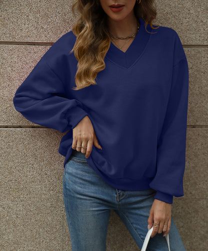 Fleece Loose Versatile Sweater