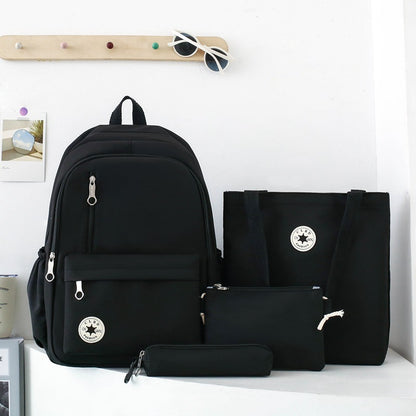 Four-piece backpack, wear-resistant and waterproof