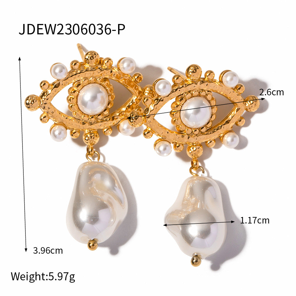 Devil's Eye Flower Temperament Women's Earrings