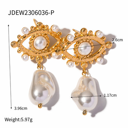 Devil's Eye Flower Temperament Women's Earrings