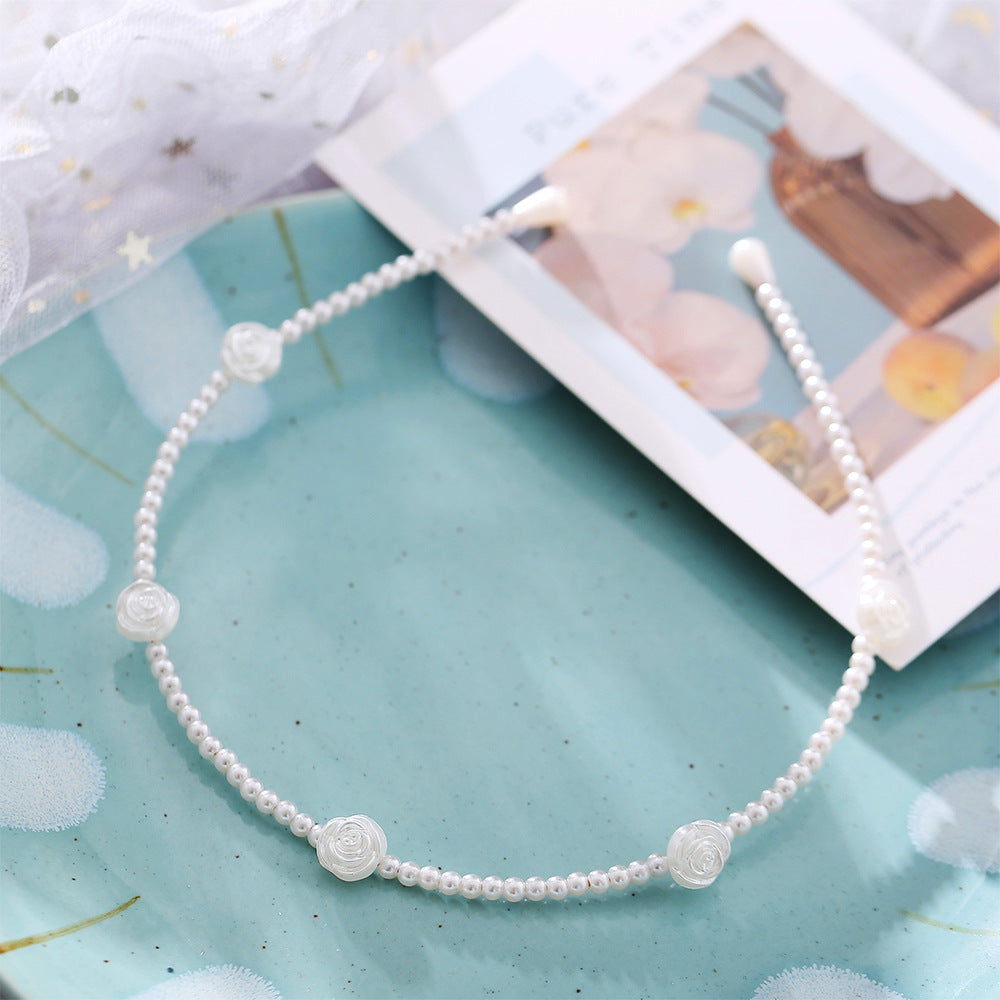 Wave Pearl Headband for Women