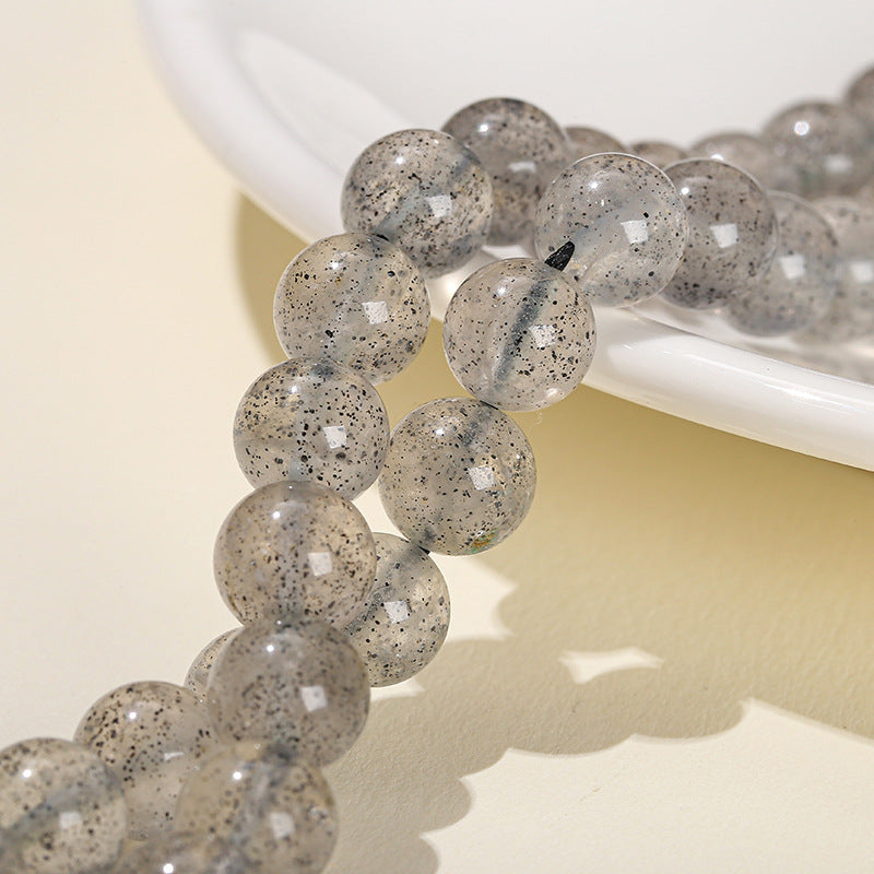 Black strawberry crystal loose beads