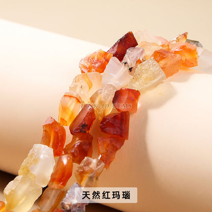 8-13Mm crystal straight hole rough stone loose beads