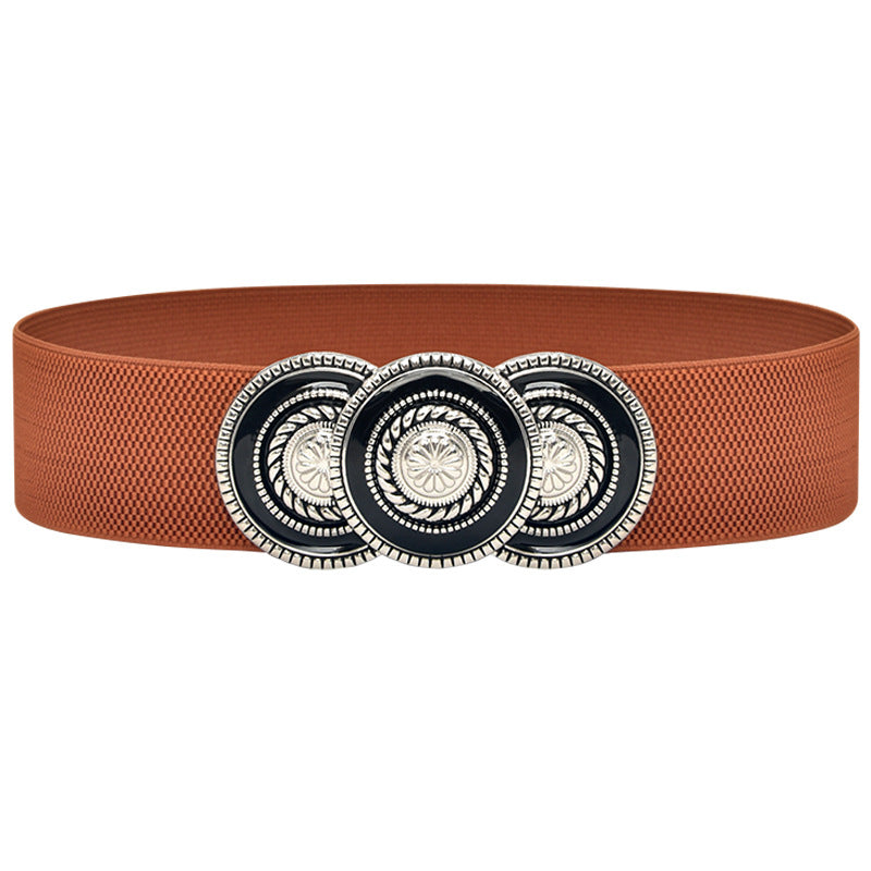 red Black Waist Seal Ladies Fashion