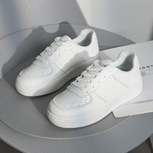 Chunky White Sneakers - Trendy & Casual for Women