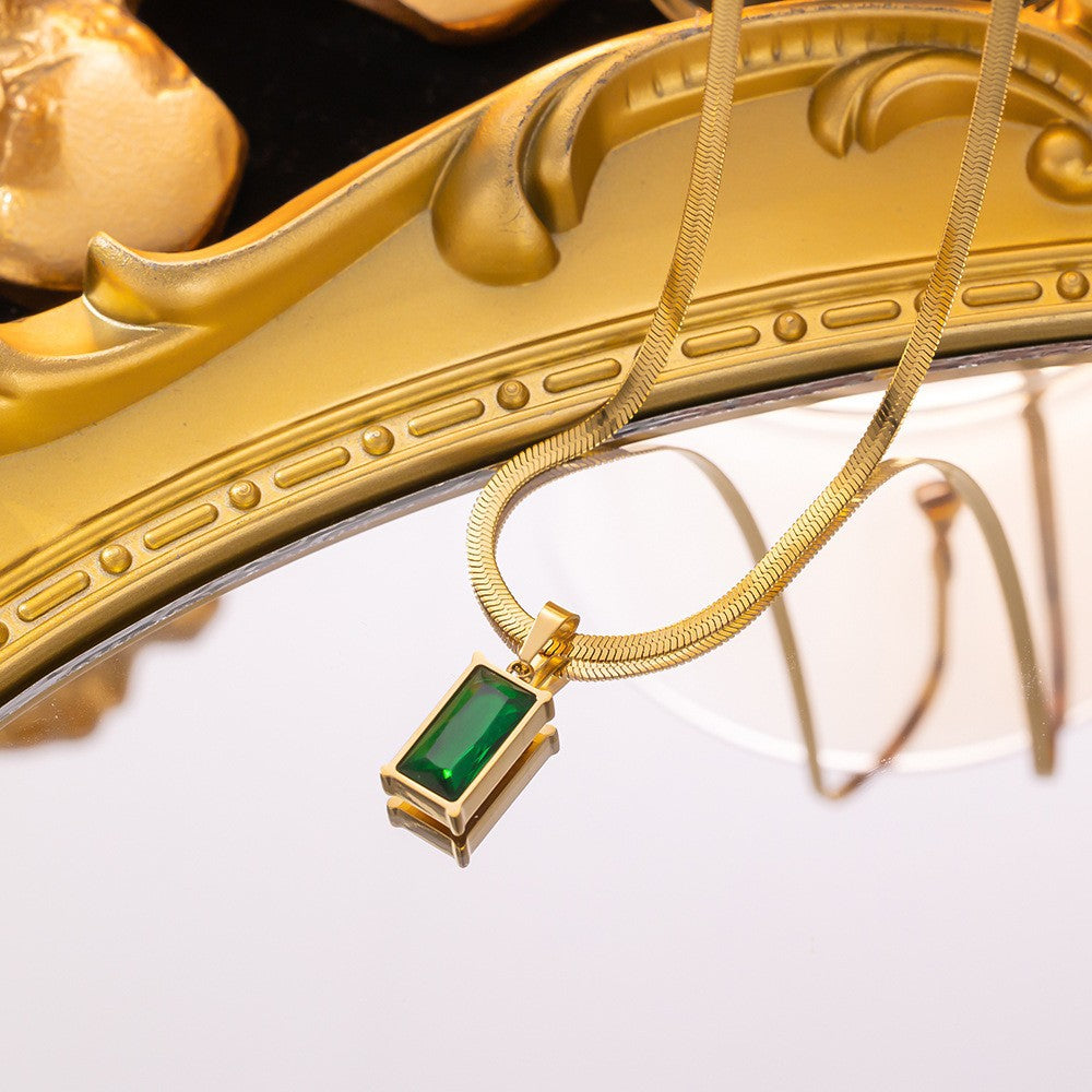 Titanium Steel Mori Design Necklace