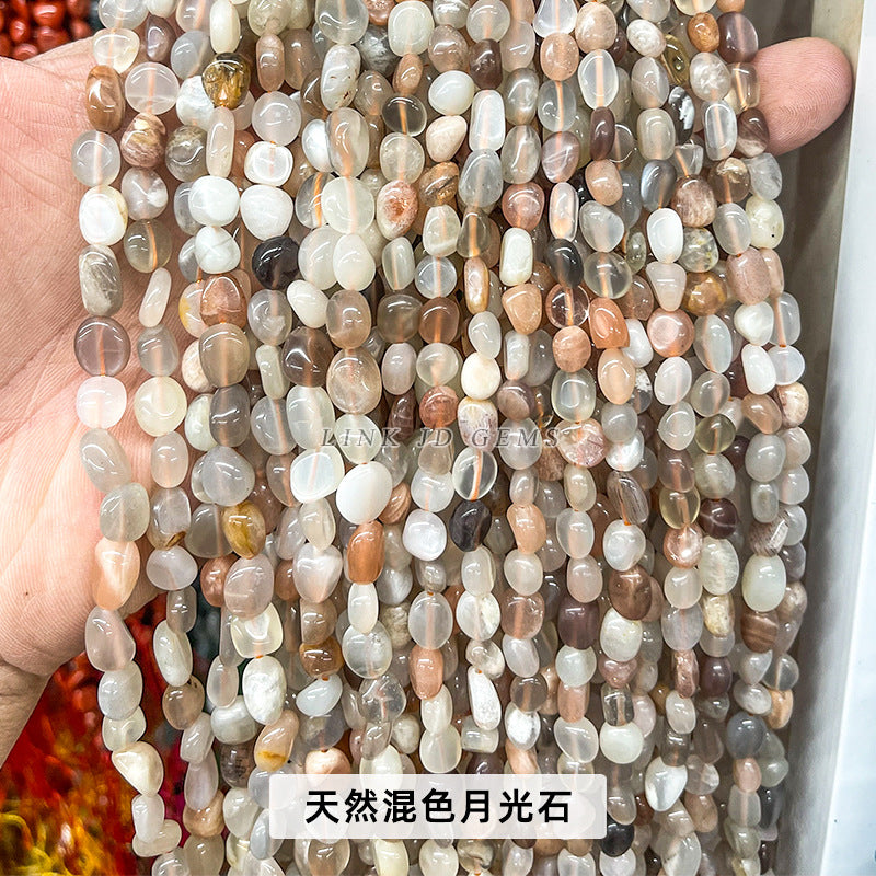 6-8Mm crystal agate irregular conformal loose beads