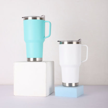 304 stainless steel car cup can be printed with logo.